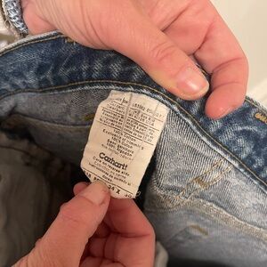 Blue Denim Carhartt Jeans, Size 34/30
